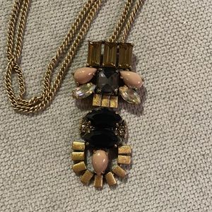 J. Crew Art Deco Pendant Necklace